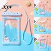 Custodia Impermeabile per Fotografia Subacquea, Porta Cellulare Carino Impermeabile con Airbag Galleggiante e Cordino, Borsa Secca in PVC Trasparente per Cellulare per Nuoto, Spiaggia, Piscina,