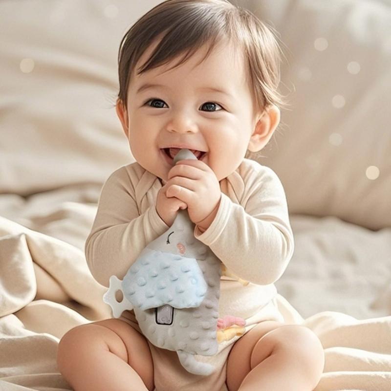 Gentle Vibration Infant Sleep Soother For Sleep Support Ergonomic Shape Machine Washable Breathable Fabric