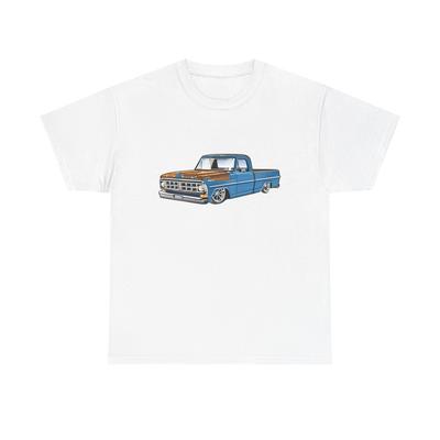 Jaren '70 Ford Pick-up Retro Grafisch T-shirt NIEUW Unisex Zwaar Katoen T-shirt