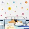 Children's Bedroom Wall Stickers Kindergarten Decoration Bedroom Accessories Colorful Flowers Wall Decorations Living Room