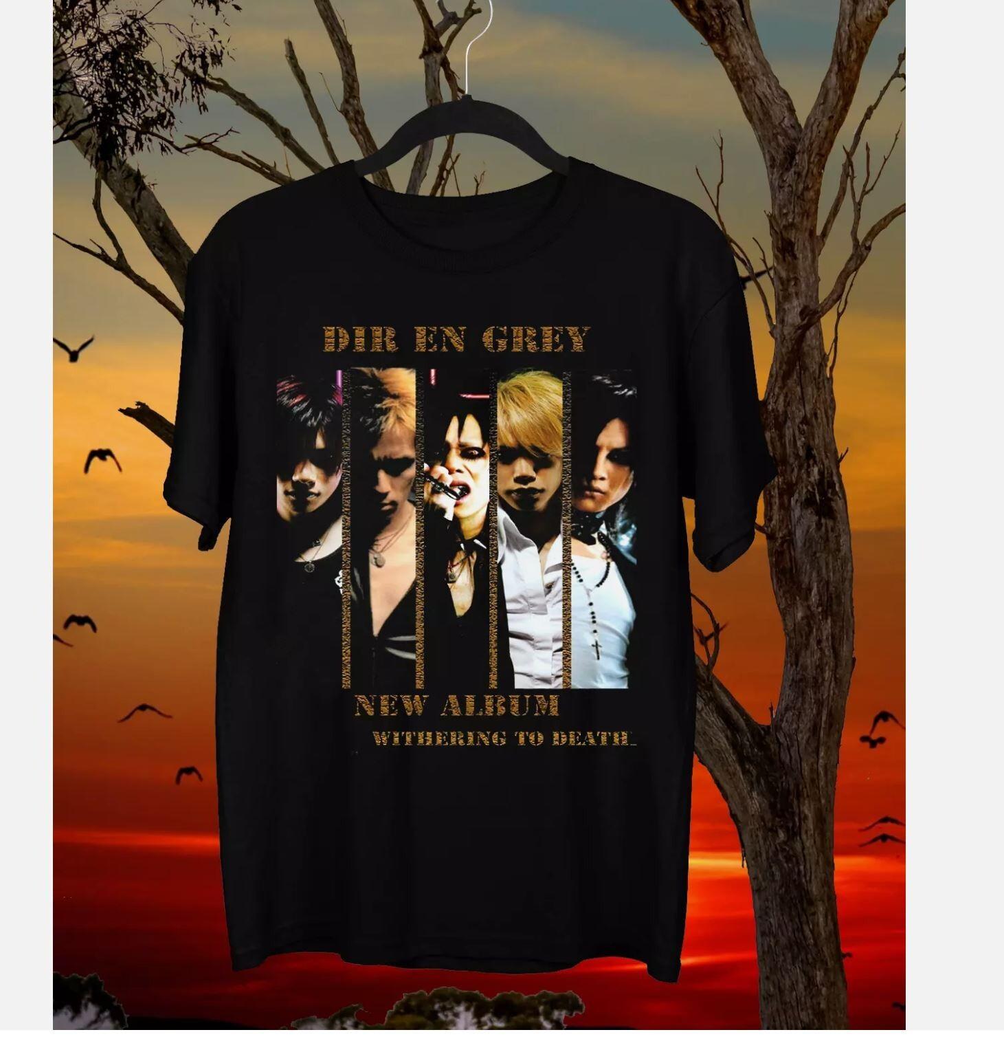 Dir En Grey Withering to Death Album Band Gift For Fan S to 5XL T-shirt L