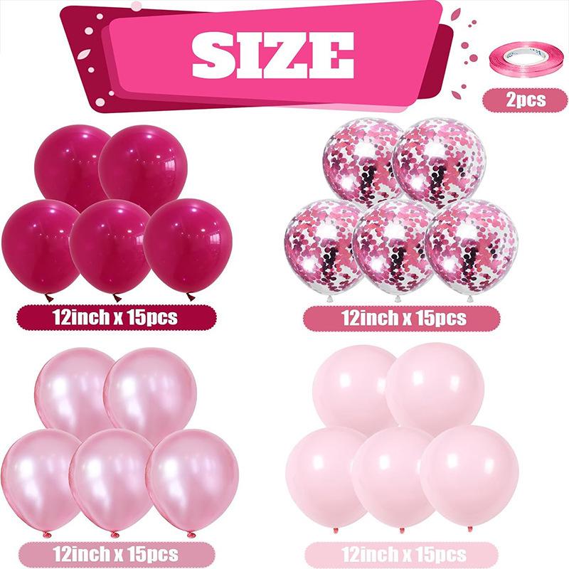 12-Inch Latex Balloon Set: Customizable Decoration Pack