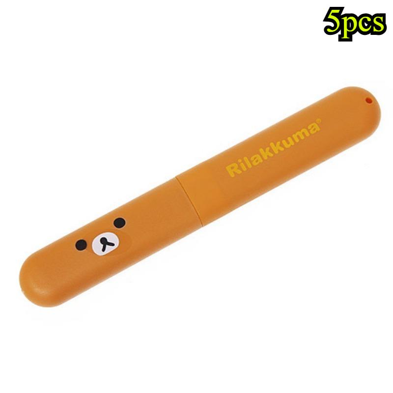 Travel Portable Toothbrush Box Toothbrush Storage Box Cute Cartoon Easy Bear Toothbrush Cover Toilet Toothbridge Box