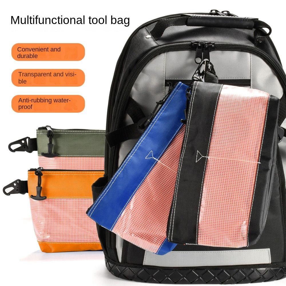 PVC Tool Organizer Pouch Anti-static Electrician Tool  Storage Bag  Hardware Kit