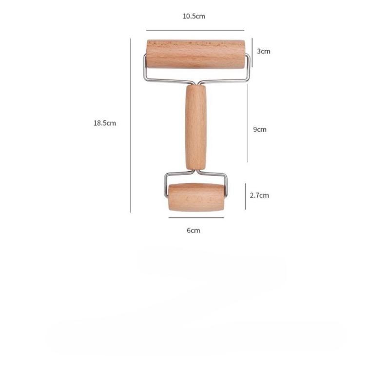 1pc Kitchen Tools for Making Pastries, Fudge, Cookies and Dough, Wooden Rolling Pin, Hand Rolling Pin