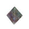 Natural Indian Agate Z01 Numbered Dice Set, DND TRPG Premium Collectible Colorful Gemstone Dice