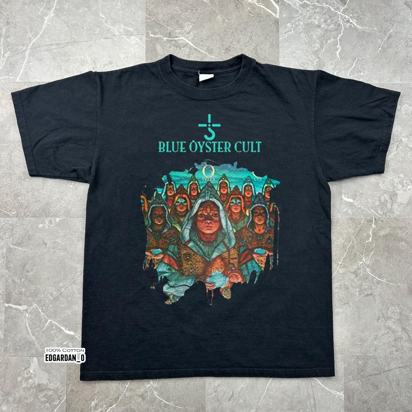 Blue Oyster Cult Fire of Unknown Origin Black Unisex T-shirt Size S-5XL S