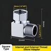Swivel Nut T Pipe Fitting Square Shape Water Splitter New Three Way Valve  Pipe Fitting Accessories