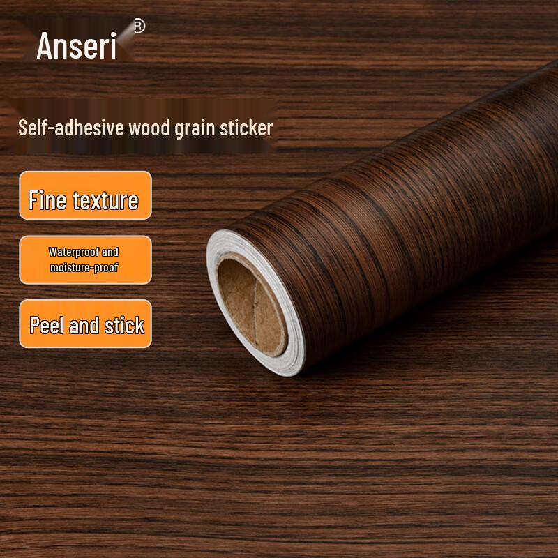 Ansaicui Self-Adhesive Wood Grain Furniture Sticker