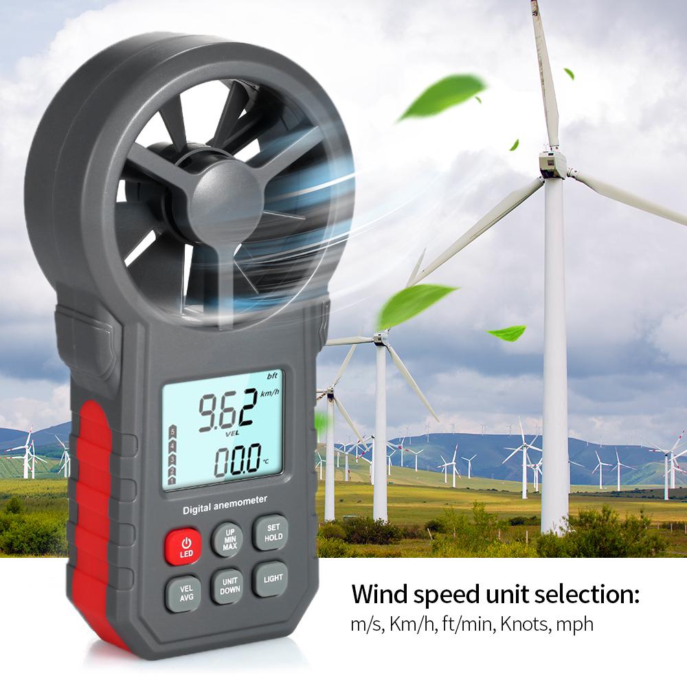 Shentesel Mini LCD Digital Wind Air Speed Meter Anemometer Temperature Test Device Tool Shentesel Mini LCD Digital Wind Air Speed Meter Anemometer Temperature Test Device Tool
