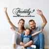 Family Where Life Begins, Love Never Ends - Black Metal Wall Sign, Iron Crafts, Hanging Wall Art, Home Décor, and Wall Sticker