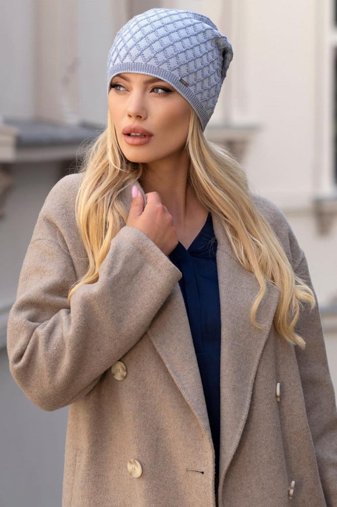 Centuria Viscose Cap with Shiny Finish, Sky Blue