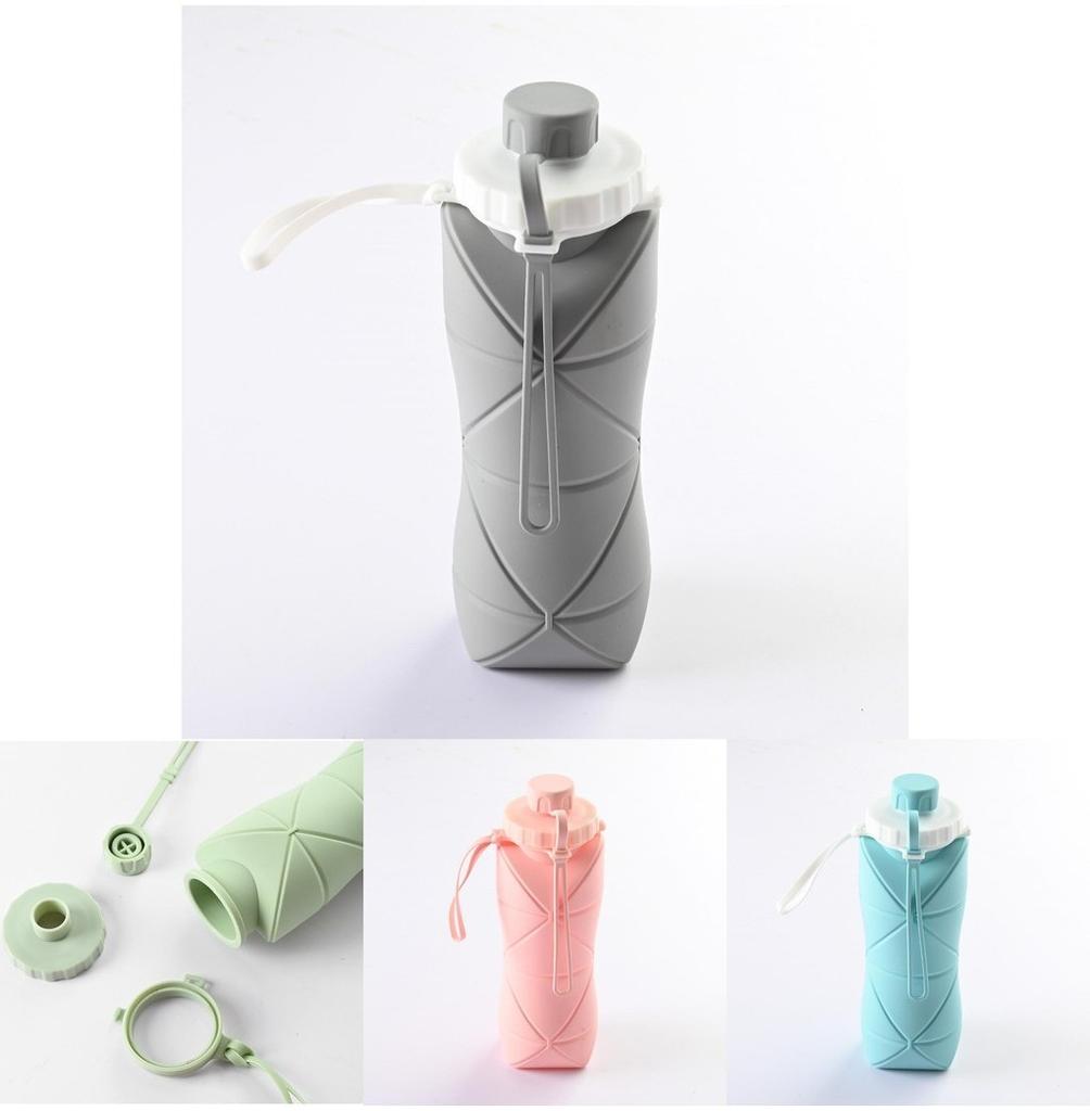 Compact And Convenient Folding Cup For On-the-go Hydration Silicone Material