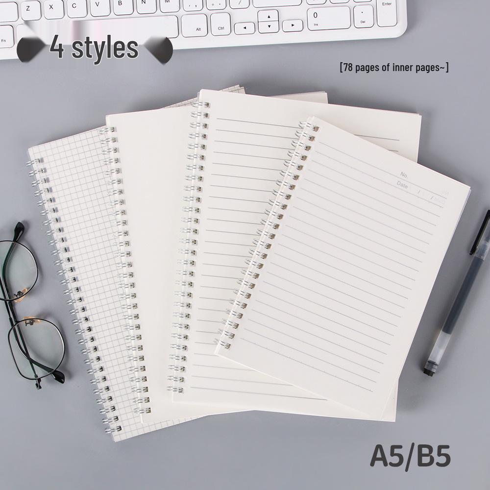 Creative A5/B5 Spiral Diary Notebook, Loose-Leaf, Thick, Lined & Blank Pages, Detachable.