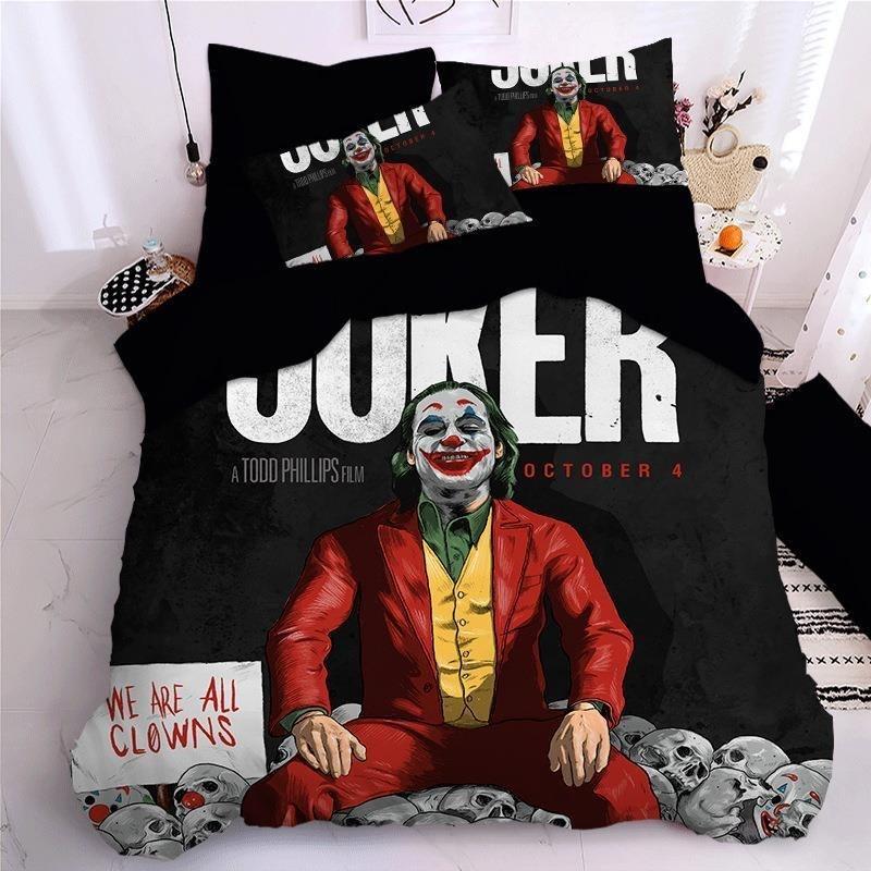 Joker Romeo Duvet Cover Pillowcase Bedding Set Joker Origin Adult Boy Girl Bedroom Decoration Children Single Double Large Size
