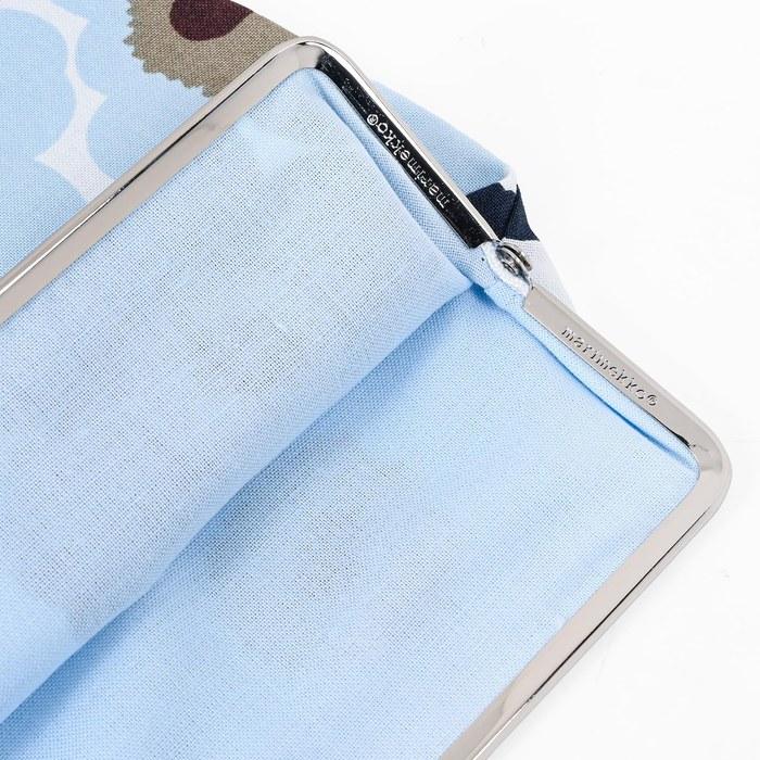 Marimekko Pouch Unikko Blueberry, White, Cold Blue 76031