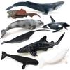 Solid Ocean Animal Model Set, Dunkleosteus Sperm Whale Orca Blue Whale Narwhal Figure
