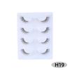 Cross-Border Cat-Eye Clear Band False Eyelashes - Natural, Dense, Half-Length with Extended Eye Tail