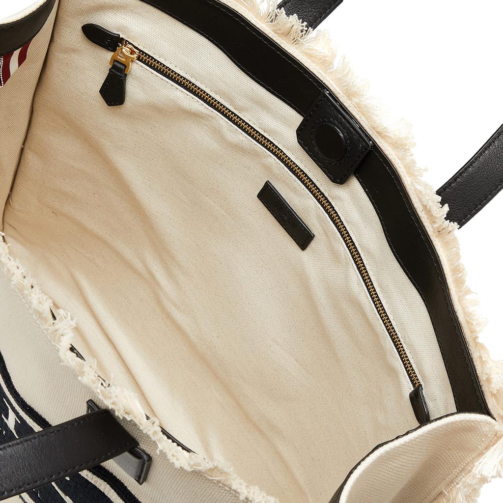 Bally Tote Bag 6302950 Women's Natural/Black/Yegold [Used]