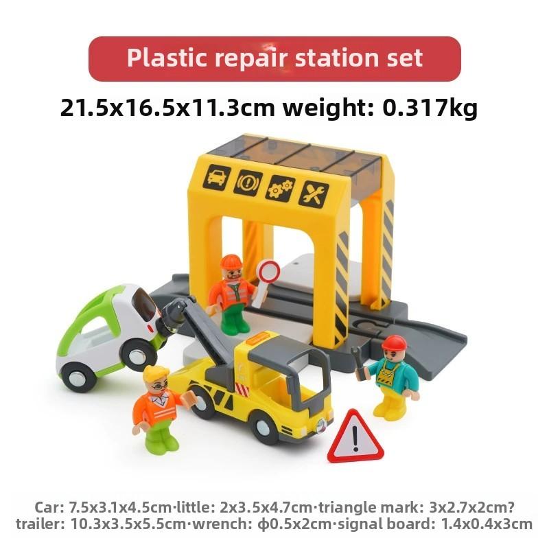 First-Class Wooden Premium-Quality Train Superior-Grade Track First-Class Accessories High-Standard Simulation Plastic Premium-Quality Police