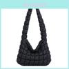 Large Capacity Folded Handbag With Inner Zipper Pocket And Single Strap For Daily Wear