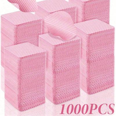 1000 Stück fusselfreie Nagellackentferner-Tücher, geeignet für die Nagelvorbereitung und das Entfernen von Gelnagellack, für Wimpernverlängerungen, Nagelreinigung für Salon und Zuhause