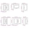 11 Piece Kitchen Cabinet Set Kalmar Rustic Wood Look Particleboard