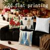 Home Decor Christmas Tree Patterns Pillow Covers for Decor Pattern Cushion Cover Suitable for Sofa Bedroom Car Pillow Cover
