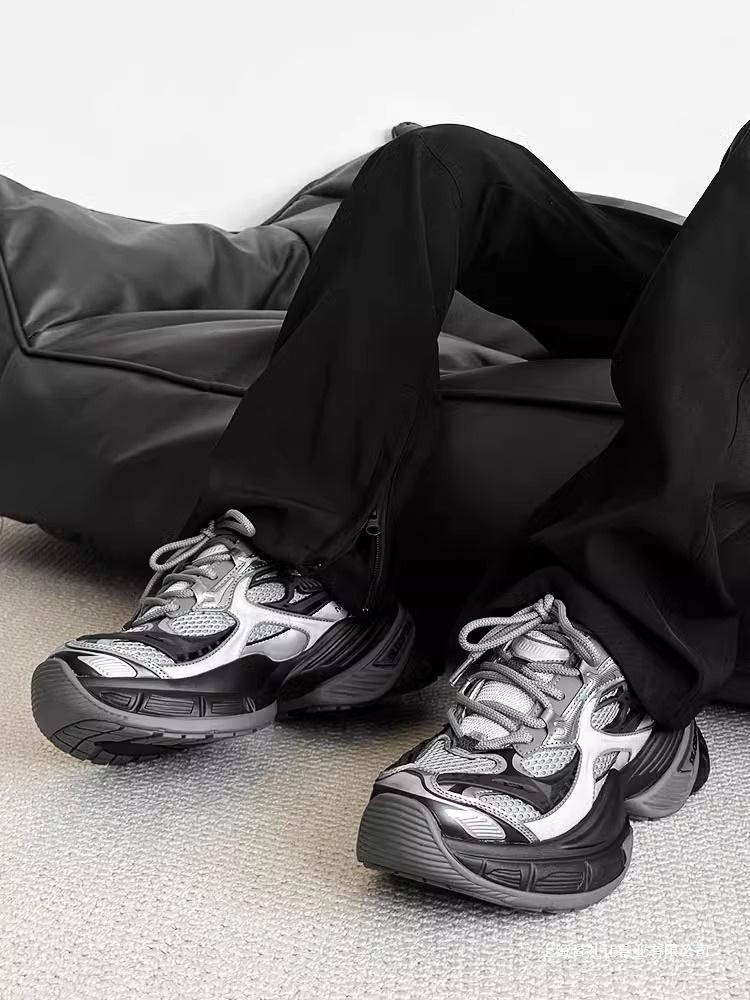 Tan Jianci Skorpion Dad Shoes: Trendige schwarze Sportschuhe mit dicker Sohle für Männer & Frauen 2025