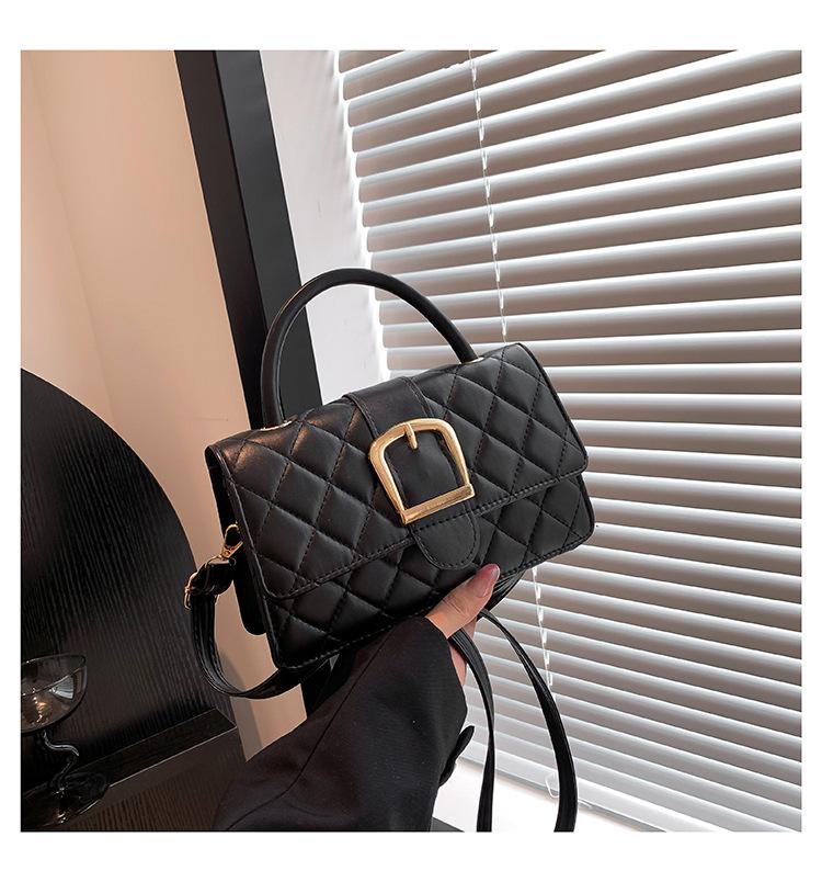 

Популярная в этом году модная ретро-сумка для поездок на работу женская осенняя новинка 2024 года повседневная сумка нишевая сумка на одно плечо через подмышку чёрный