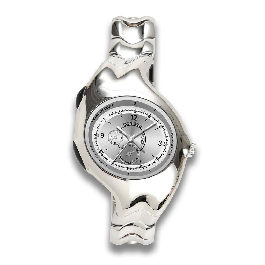 1pc Men's Watch, Unique Y2K Original Distorted Retro Quartz Watch, Suitable for Daily Wear. Ideal for Gift Giving on Valentine's