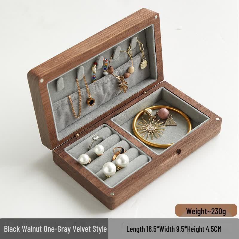 Black Walnut Wood Jewelry Box