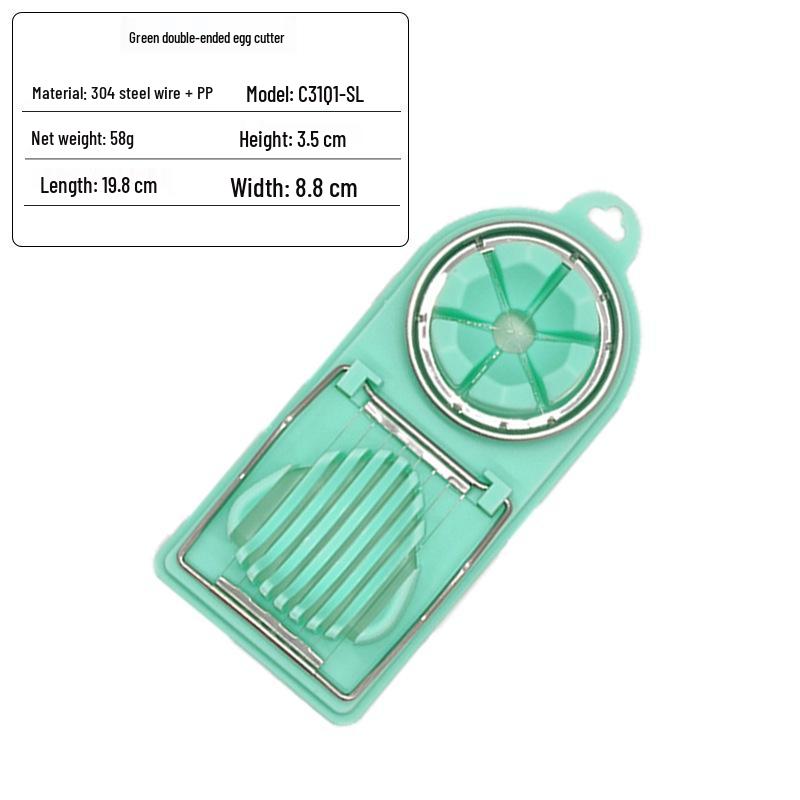 Stainless Steel Multi-functional Egg Slicer & Cutter