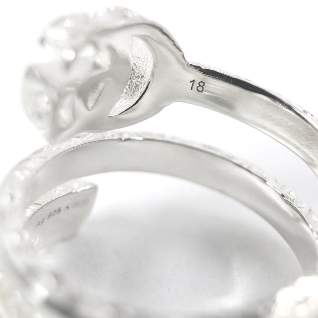 Excellent GUCCI Ring Double G key motif accessories Silver AG925 mens 18 770719 Used