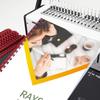 Rayson CR1912M-100 Plastic Binding Combs 1/2in. 19-Ring, 90-Sheet Capacity, Colorful Comb Binding Spines, Max. Binding Letter Size Paper, Box of 100