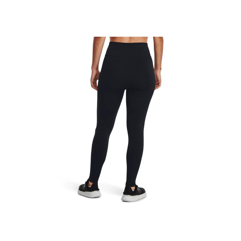 Under Armour Seamless Logo Print Training Leggings Women Leggings Black 1381662-001