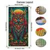 Colorful Owl Large Size Diamond Painting Animals Diy Full Square Round Drill Rhinestone Embroidery Mosaic Cross Stitch Kits