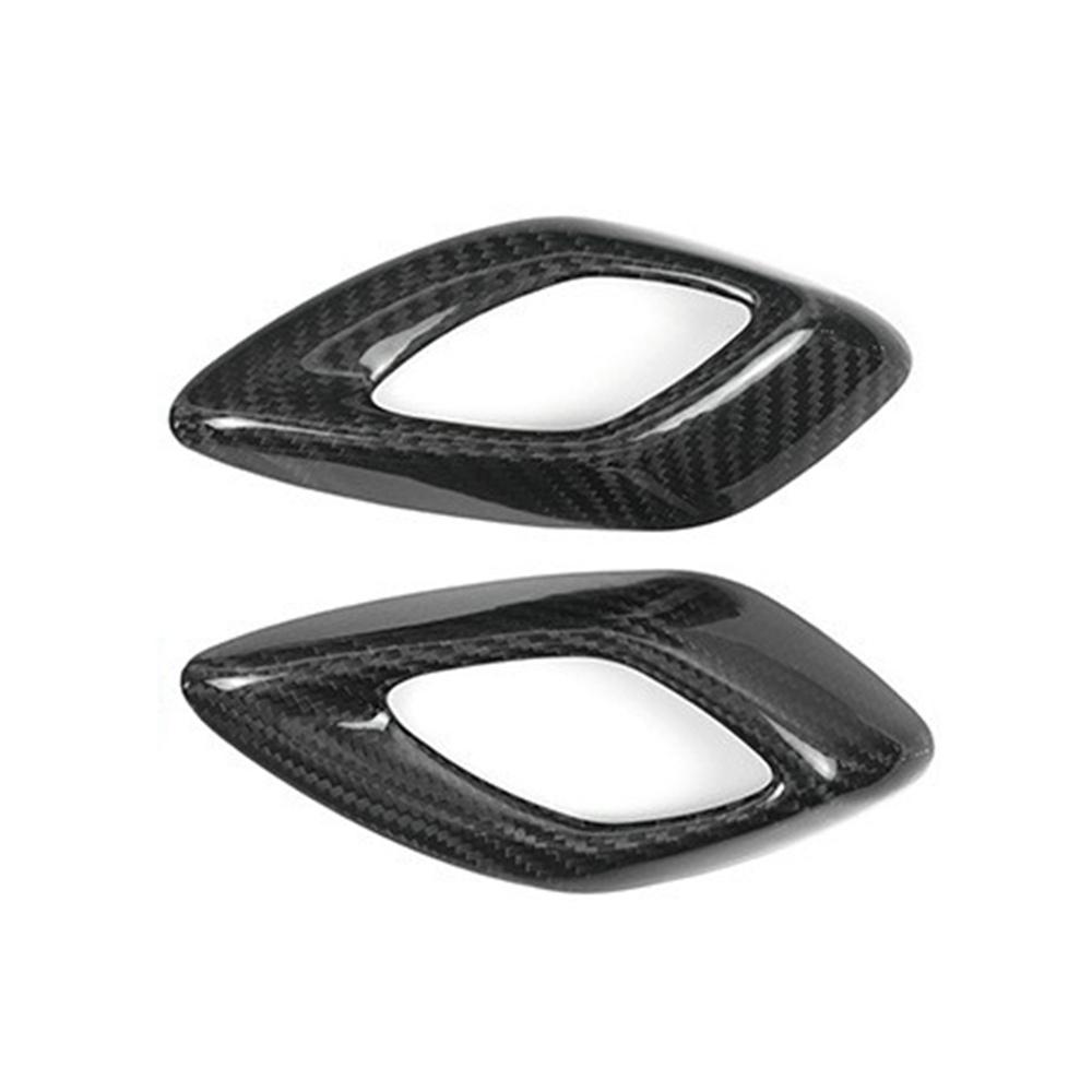 For Chevy Camaro 2016-2023 Real Hard Carbon Fiber Door Handle Panel Cover Black