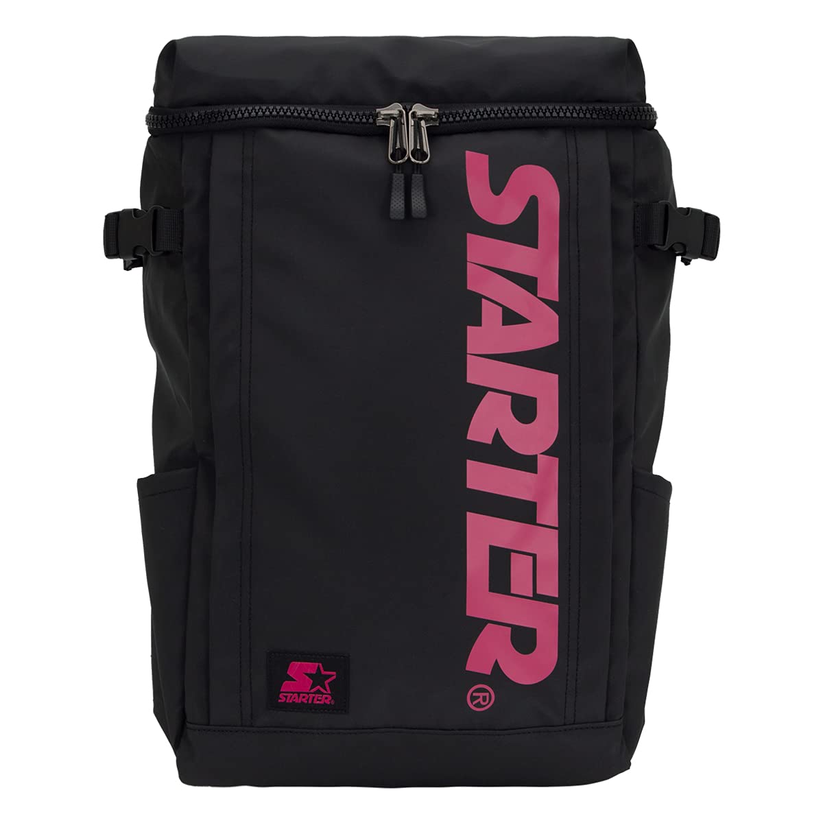 

Рюкзак BS200723 Рюкзак-рюкзак, поліестер, кругла блискавка, водонепроникний, чорний x рожевий [Starter] 21-16