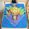 Rocko2 Flannel Blanket, High Quality Comfortable for All Seasons, Home Decor, Warmth and Comfort