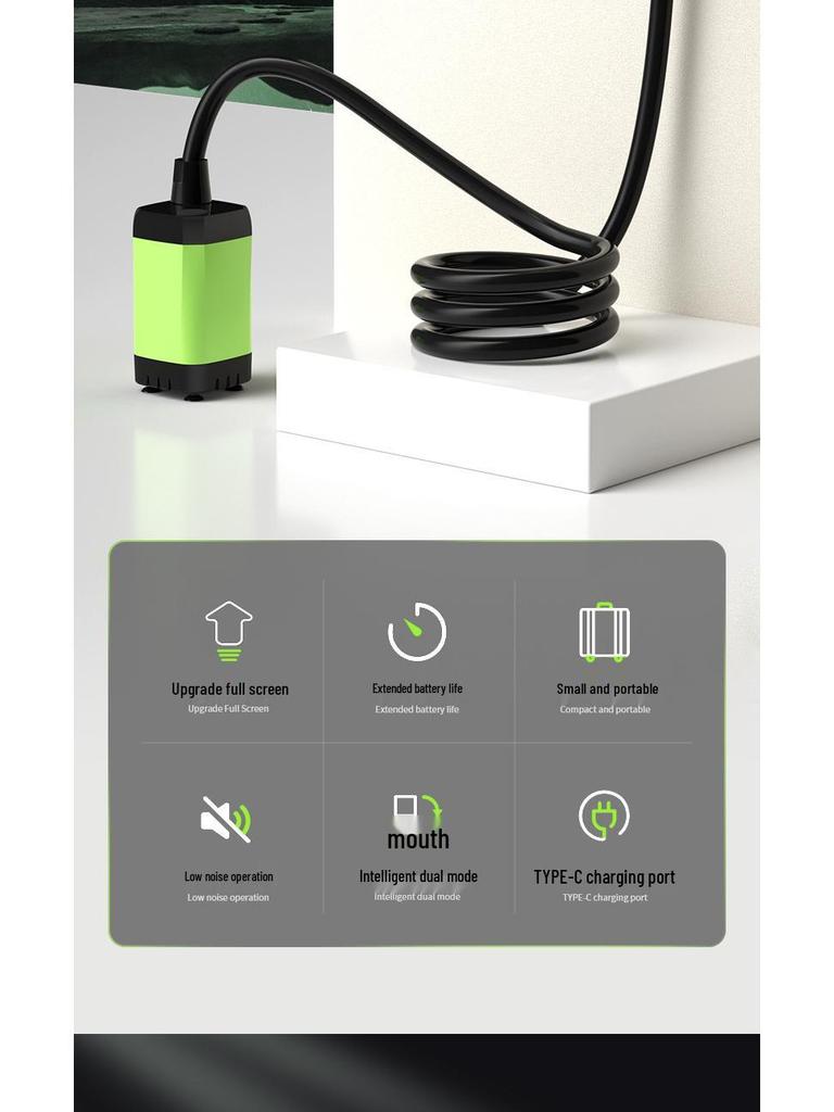 Electric Camping Shower Set with Rechargeable Pump and Water Bag.