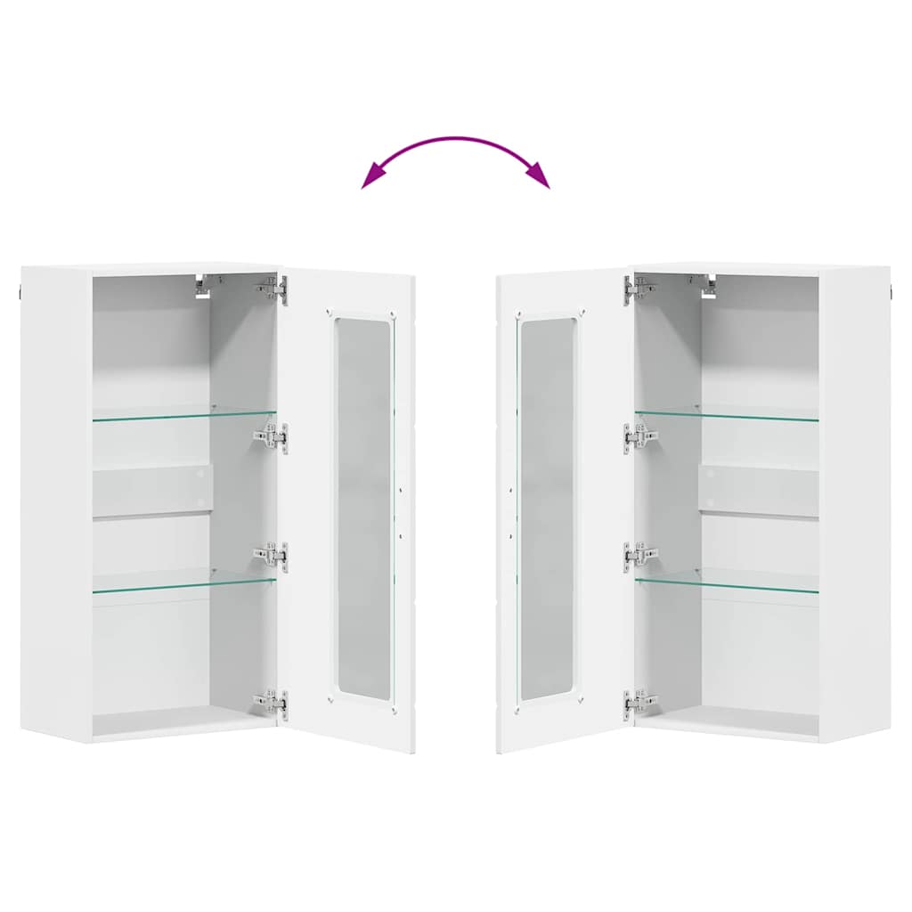 FLORIN 3 Piece TV Cabinet Set with Drawers White Particleboard