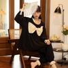Høst Vinter Kvinner Koreansk Temperament Retro Søt Langermet bomullspyjamassett Nordic Fashion Palace Style Prinsessestil Hjemmeklær
