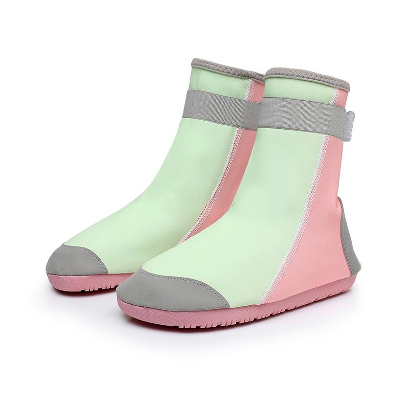 Water Shoes for Kids Boys and Girls Pattern Printing Quick Dry Non-slip Breathable Aqua Socks High Boots Swim Water Shoes for Beach Swimming Pool