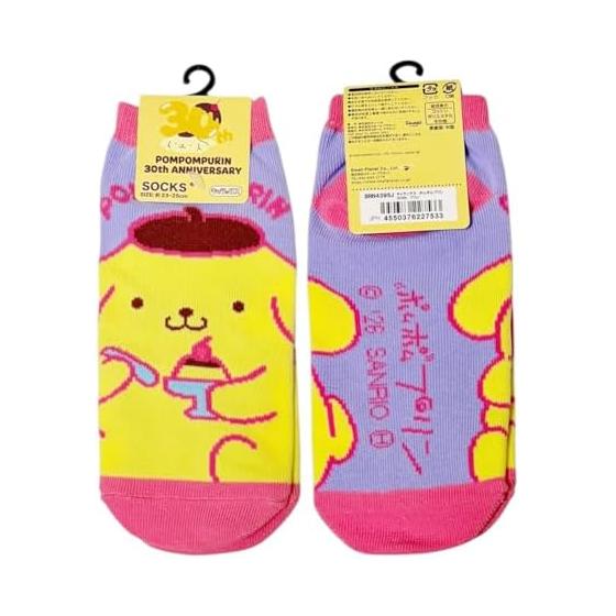 [Small Planet] Pom Pom Purin [Women s Socks] Women s Socks/30th Purin Sanrio