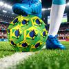 Brasilien Fußball Aufdruck Größe 5 Fußball Ball Verschleißfest Standard Erwachsenen Trainingsfußball Fan Geschenk für Indoor Outdoor Spiel Sport