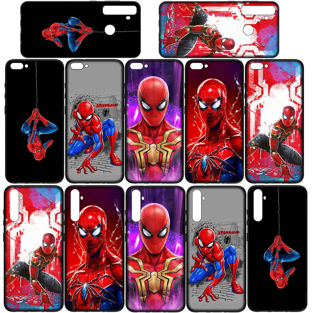 Handyhülle für iPhone 17 16 15 Xiaomi Poco F8 F7 X7 X6 M8 C85 C75 C71 Redmi Note 14 13 12 11 Pro Max A3 14C 13C 15C Comics Spiderman Spider Man Hülle