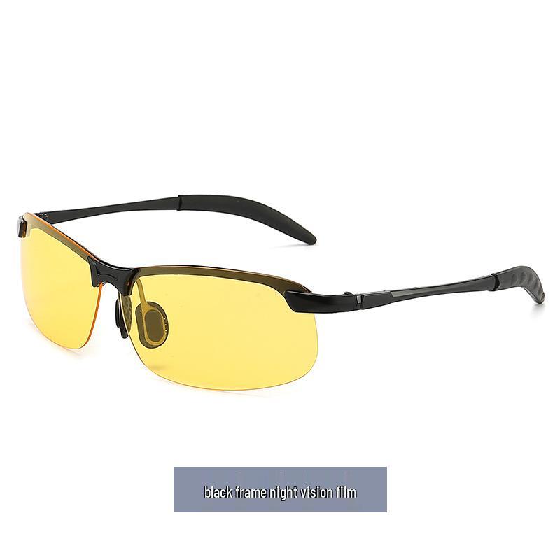 Smart Photochromic Zinc Alloy Sunglasses for Outdoor Fishing & Cycling - Day & Night Eye Protection
