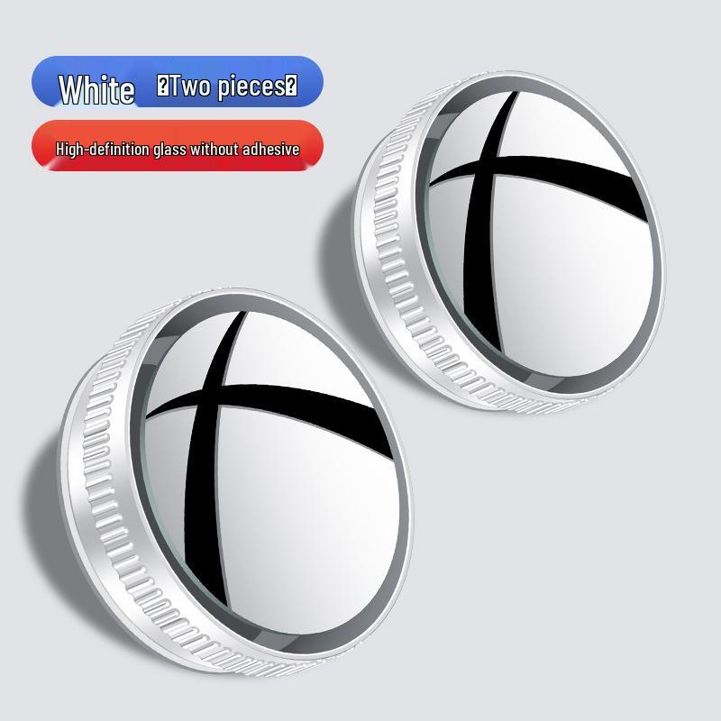 360° Rotating Blind Spot Car Mirror with HD Reflection and Suction Cup Mount