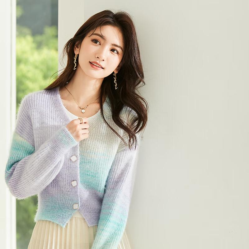 

VICTORIA&VERA Pearl Button V-Neck Knit Cardigan XL